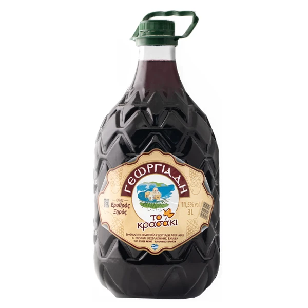 Ερυθρός Ξηρός Οίνος ΓΕΩΡΓΙΑΔΗ ΓΕΩΡΓΙΟΥ 3lt
