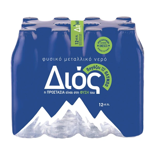 Φυσικό Μεταλλικό Νερό ΔΙΟΣ 500ml (12x500ml)