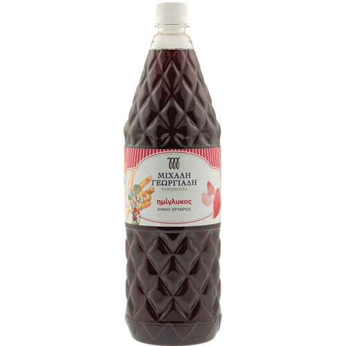 Ερυθρός Ημίγλυκος Οίνος ΓΕΩΡΓΙΑΔΗΣ ΜΙΧΑΛΗΣ 1,5lt