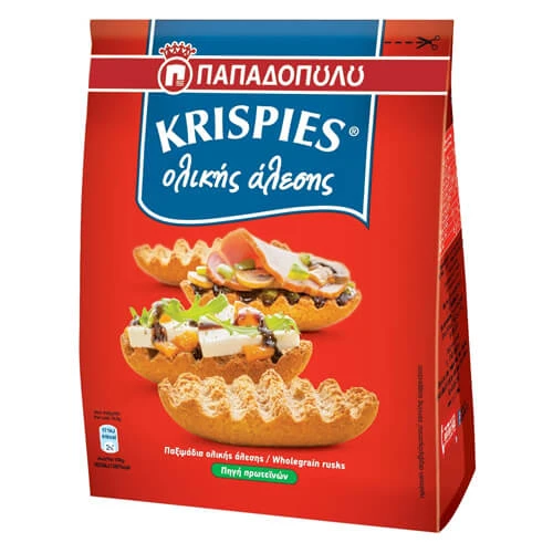 Krispies Ολικής Άλεσης ΠΑΠΑΔΟΠΟΥΛΟΥ 200gr