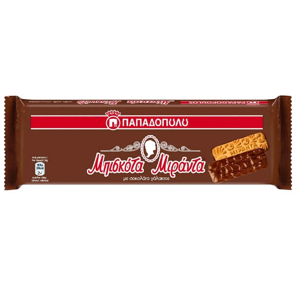 Μπισκότα Σοκολάτας Μιράντα ΠΑΠΑΔΟΠΟΥΛΟΥ 140gr