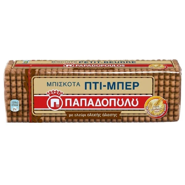 Πτι Μπερ Ολικής Άλεσης ΠΑΠΑΔΟΠΟΥΛΟΥ 225gr
