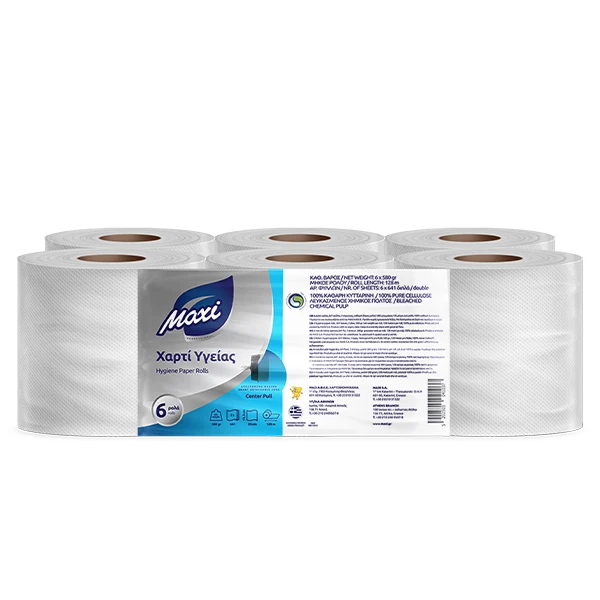 Ρολό Υγείας Αυτόματης Μηχανής 600gr MAXI (6x600gr)