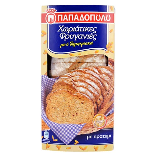 Φρυγανιές Χωριάτικη 6 Δημητριακά ΠΑΠΑΔΟΠΟΥΛΟΥ 240gr