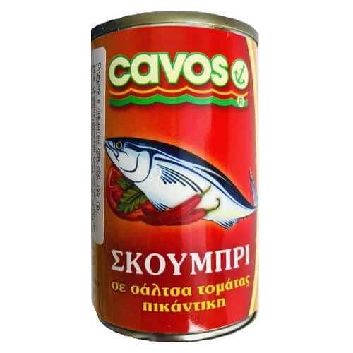Σκουμπρί σε Πικάντικη Σάλτσα CAVOS 155ml