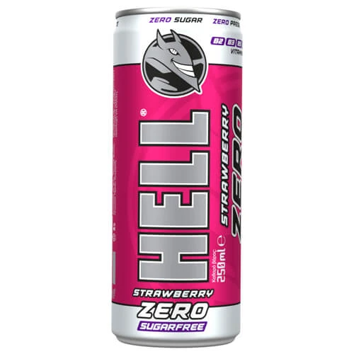 Energy Drink Zero Strawberry HELL 250ml