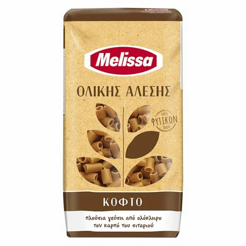 Ζυμαρικό Κοφτό Ολικής Άλεσης ΜΕΛΙΣΣΑ 500gr