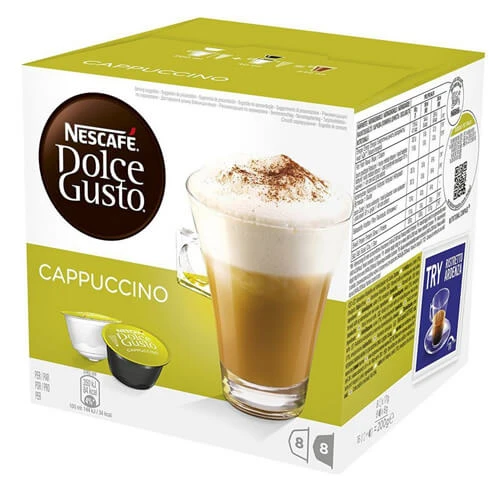 Cappuccino Dolce Gusto Caps NESCAFE 16τμχ (16x6,3gr)
