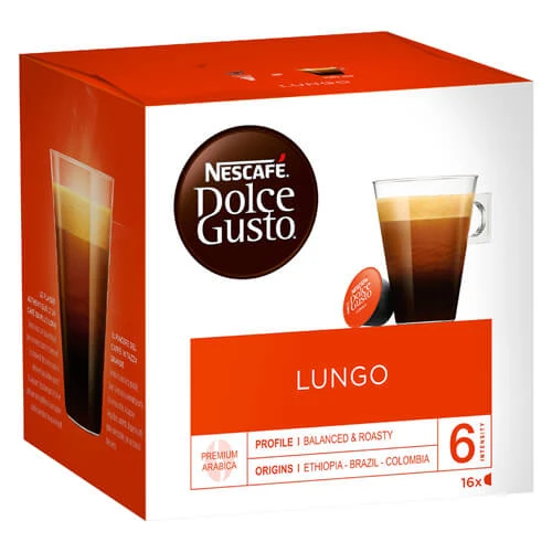 Espresso Dolce Gusto Lungo Caps NESCAFE 16τμχ (16x5,6gr)