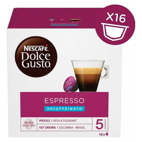 Espresso Dolce Gusto Decaf Caps NESCAFE 16τμχ (16x7gr)