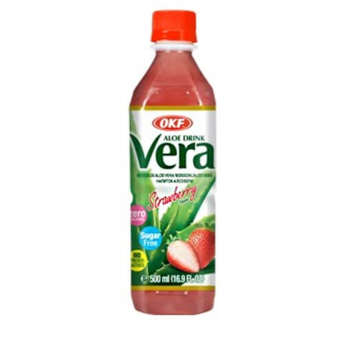 Ρόφημα Aloe Vera Φράουλα Χωρίς Ζάχαρη OKF 500ml