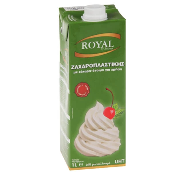 Φυτική Κρέμα για Σαντιγί 26% ROYAL 1lt
