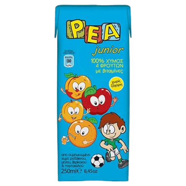 Χυμός 4 Φρούτα Μπλε ΡΕΑ 250ml