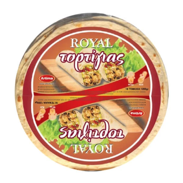 Τορτίγια Σταρένια 25cm ROYAL 1,2kg (18τμχ)