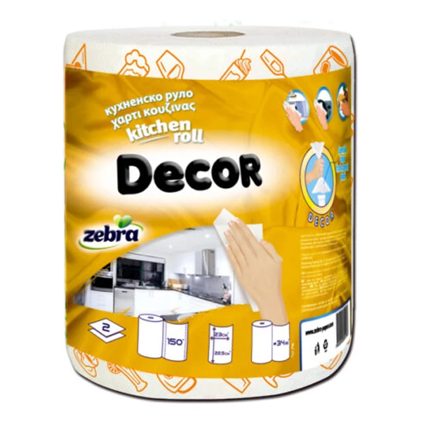 Ρολό Κουζίνας Decor 2Φ ZEBRA 300gr