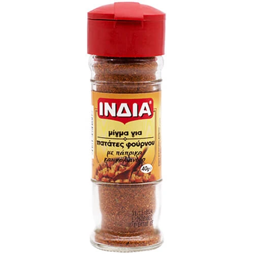 Μείγμα Μπαχαρικών για Πατάτες Φούρνου σε Γυάλινο Βάζο ΙΝΔΙΑ 40gr