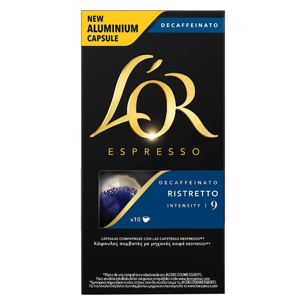 Espresso Ristretto Decaf Caps LOR 10τμχ (10x5,2gr)