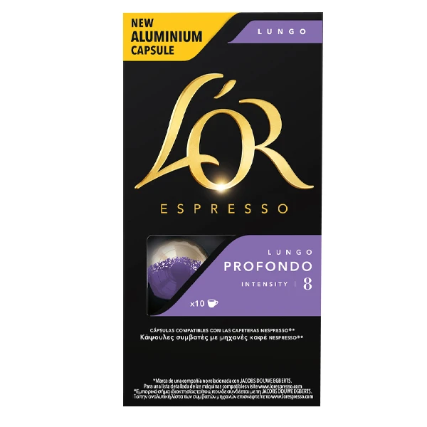 Espresso Profondo Lungo Caps LOR 10τμχ (10x5,2gr)