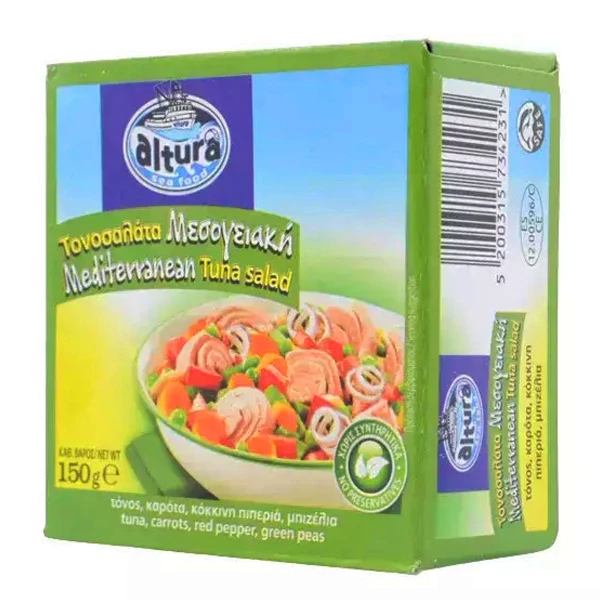 Τονοσαλάτα Μεσογειακή ALTURA 150gr