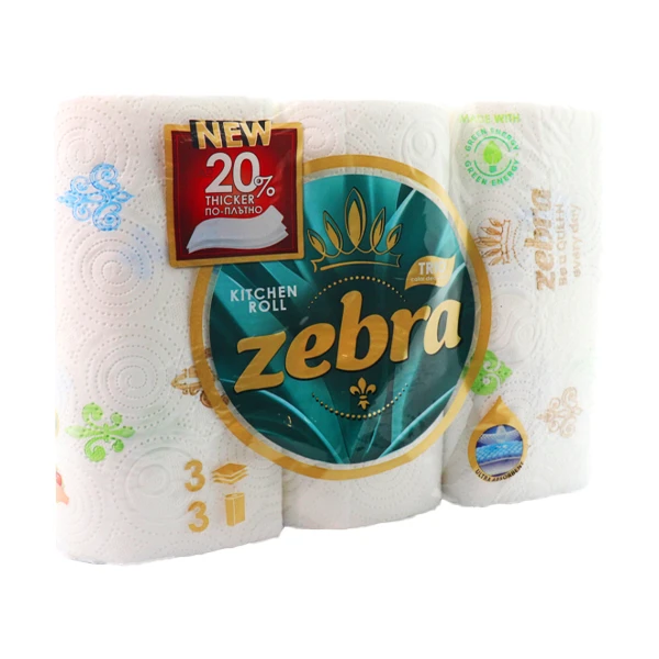 Ρολό Κουζίνας Trio 3Φ ZEBRA 150gr (3x150gr)