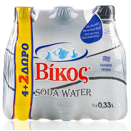 Αναψυκτικό Σόδα ΒΙΚΟΣ 330ml (4+2 Δώρο)