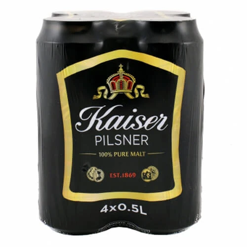 Μπύρα Κουτί KAISER 500ml (4x500ml)