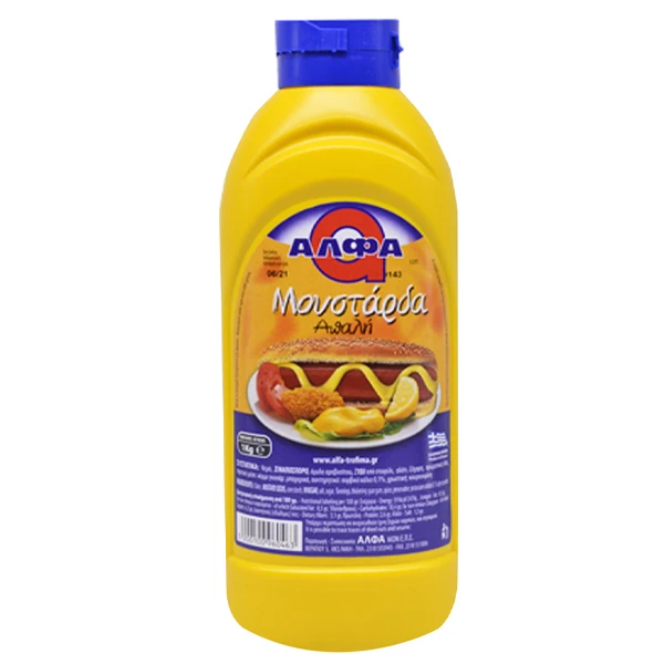 Μουστάρδα Απαλή ΑΛΦΑ 1kg