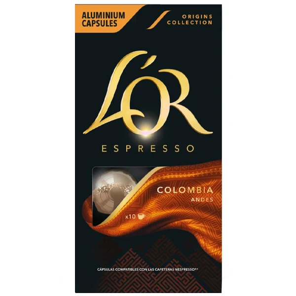 Espresso Colombia Caps LOR 10τμχ (10x5gr)