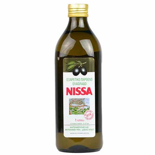 Ελαιόλαδο Εξαιρετικά Παρθένο Γυάλινο NISSA 1lt