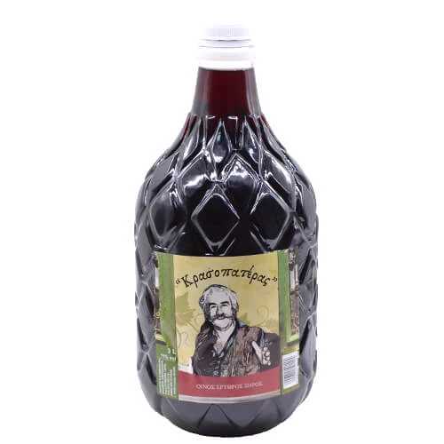 Ερυθρός Ξηρός Οίνος Pet ΚΡΑΣΟΠΑΤΕΡΑΣ 3lt