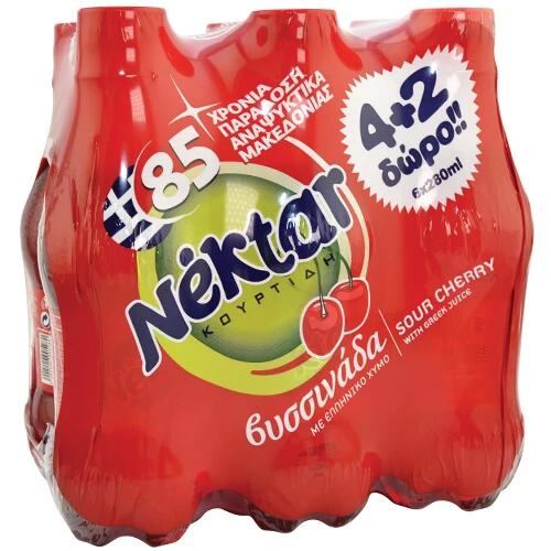Αναψυκτικό Βυσσινάδα NEKTAR 280ml (4+2 ΔΩΡΟ)