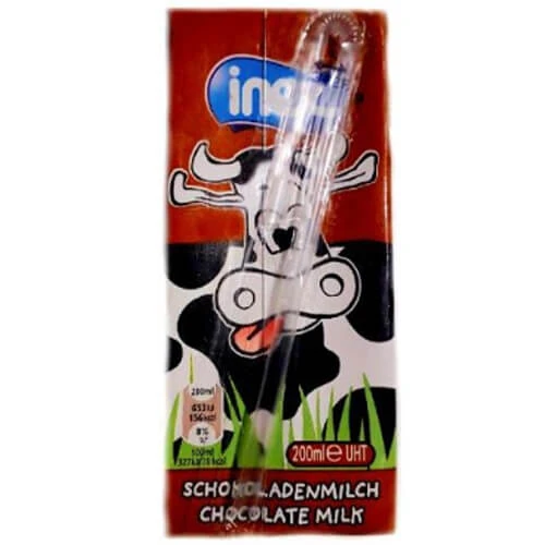 Γάλα Σοκολατούχο 1,5% Με Καλαμάκι ROYAL 200ml