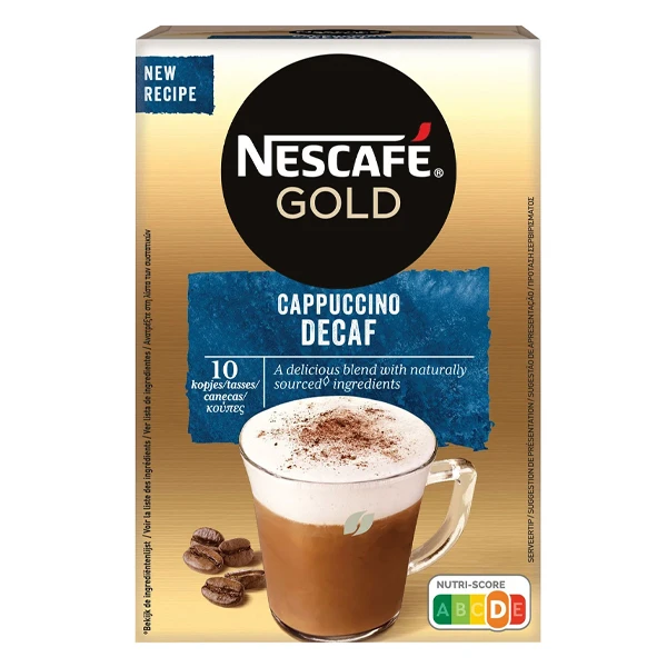 Cappuccino Gold Decaf Φακελάκι NESCAFE 10τμχ (10x12,5gr)