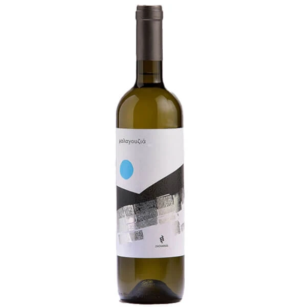 Λευκός Ξηρός Οίνος Μαλαγουζιά ΚΤΗΜΑ ΖΑΧΑΡΙΑ 750ml