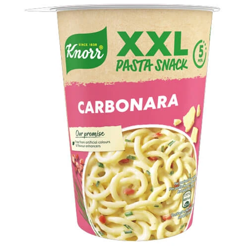 Pasta Carbonara Snack Pot xxl KNORR 92gr
