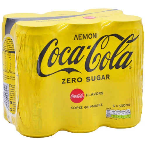 Αναψυκτικό Λεμόνι COCA COLA Zero 330ml (6x330ml)