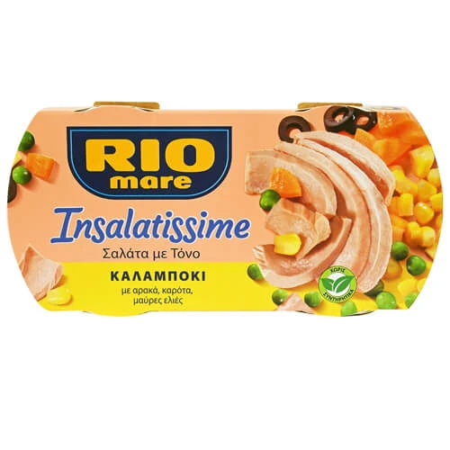 Τόνος Πολυσαλάτα Καλαμπόκι RIO MARE 160gr (2x160gr)