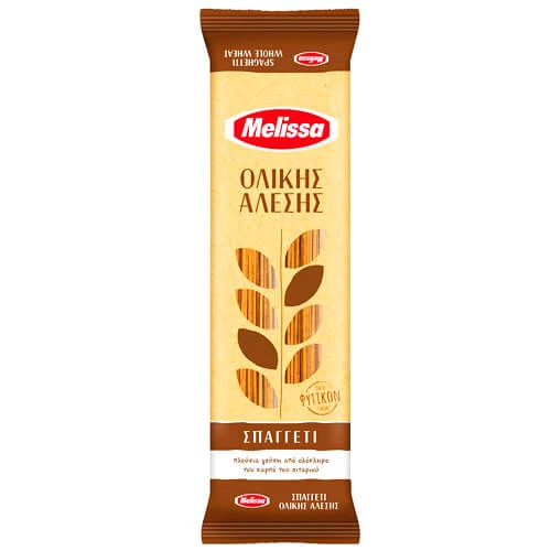 Σπάγγετι Νο6 Ολικής Άλεσης ΜΕΛΙΣΣΑ 500gr