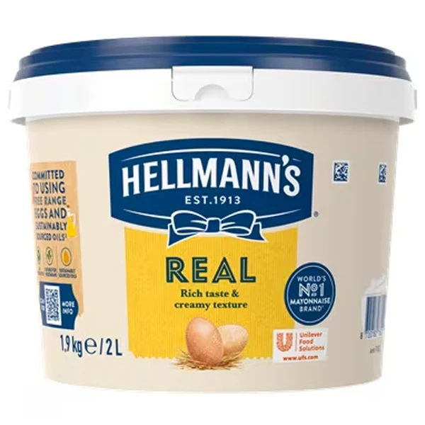 Μαγιονέζα Real HELLMANN'S 2lt