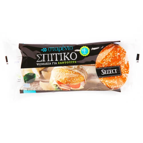 Ψωμάκι Large Σταρένιο Με Σουσάμι SELECT 360gr
