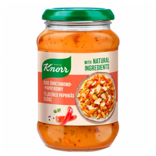 Σάλτσα Έτοιμη Τομάτα & Πιπεριά KNORR 400gr