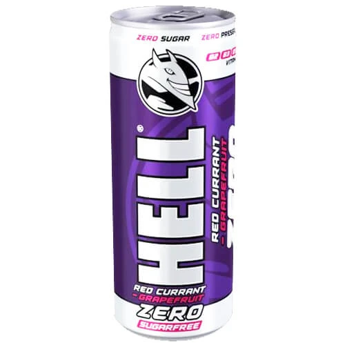 Energy Drink Currant Pink Grapefruit Zero HELL 250ml