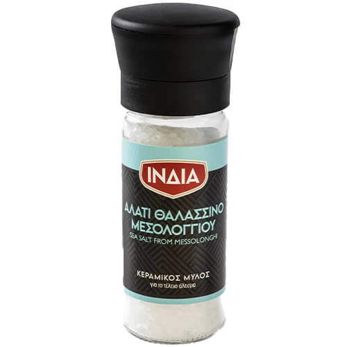 Αλάτι Μεσολογγίου Θαλασσινό Μύλος ΙΝΔΙΑ 70gr