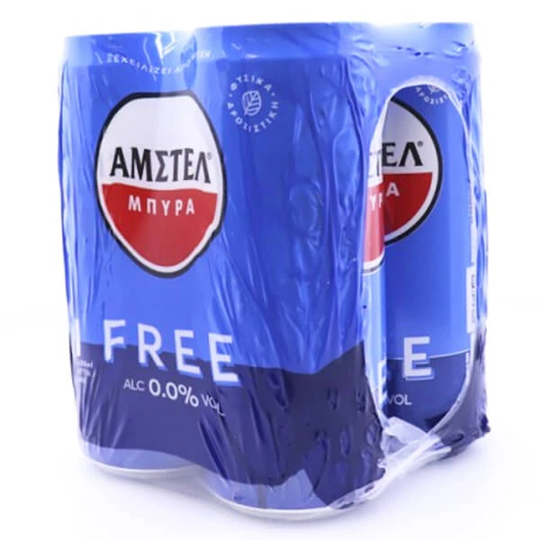 Μπύρα Free σε Κουτί AMSTEL 330ml (4x330ml)
