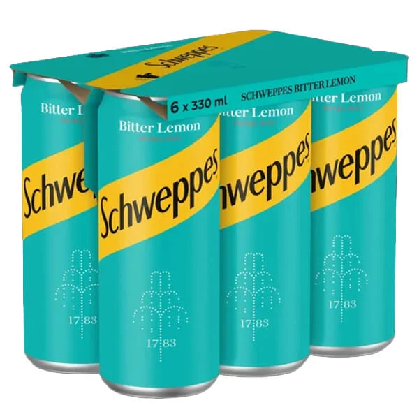 Αναψυκτικό Bitter Lemon SCHWEPPES 330ml (6x330ml)