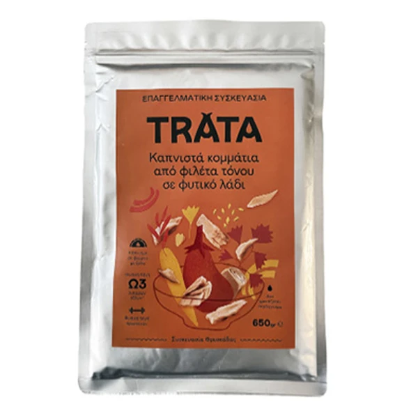 Τόνος Καπνιστός Σακουλάκι TRATA 650gr