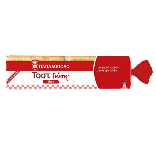 Ψωμί Τοστ Σίτου Club Sandwich ΠΑΠΑΔΟΠΟΥΛΟΥ 950gr