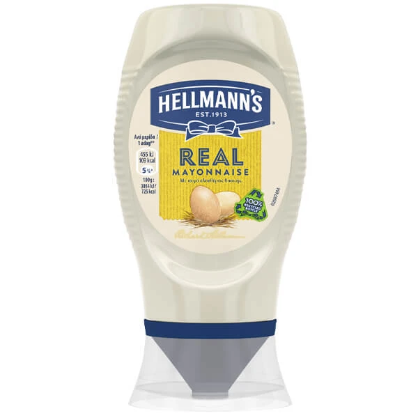 Μαγιονέζα Real Top Down HELLMANN'S 250ml