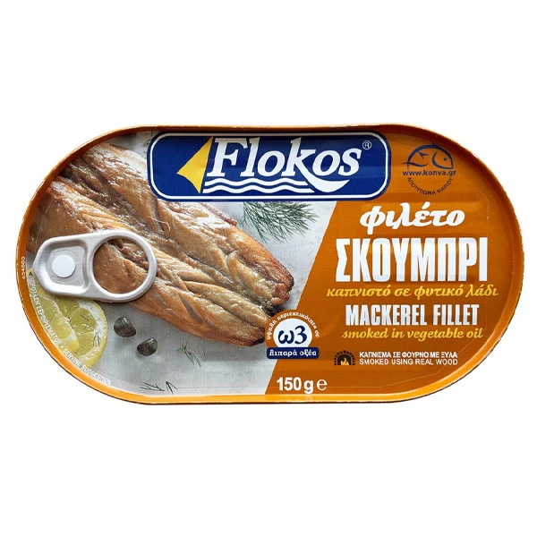 Σκουμπρί Καπνιστό FLOKOS 150gr