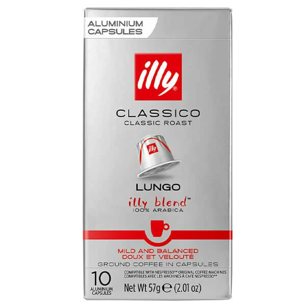 Espresso Classico Lungo Caps ILLY 10τμχ (10x5,7gr)